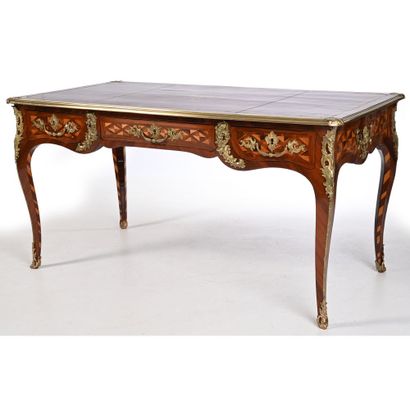 JOLI BUREAU PLAT LOUIS XV toutes faces de...
