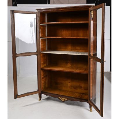 LARGE TRANSITION LIBRARY in rosewood and...