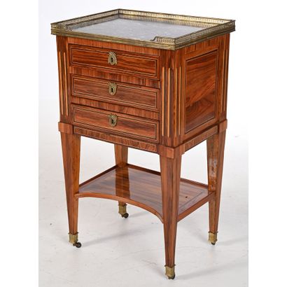 LOUIS XVI square-shaped TABLE DE SALON all...