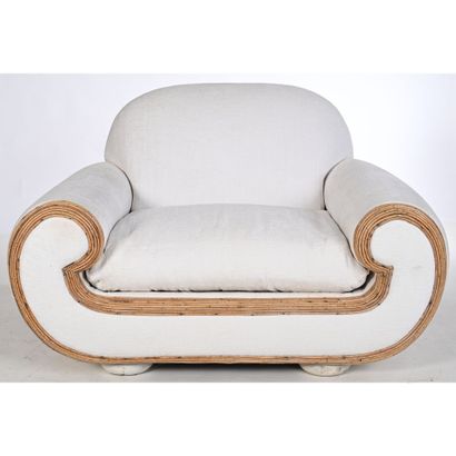 VIVAI DEL SUD. PAIRE DE FAUTEUILS dit «Ours...
