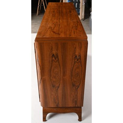 ART DECO blond rosewood veneered BUFFET ENFILADE....