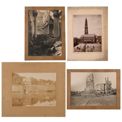 ARRAS. 4 photographs from the 19th and 20th...