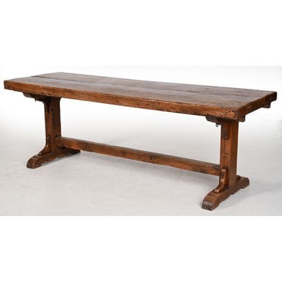 TABLE DE COMMUNAUTE en chêne et châtaignier...