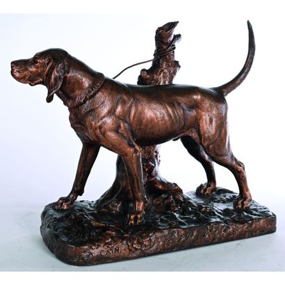 CAIN Auguste-Nicolas. (1822-1894). «Chien...