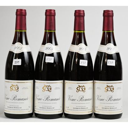 Georges NOELLAT. 4 Btles VOSNE-ROMANEE, ...