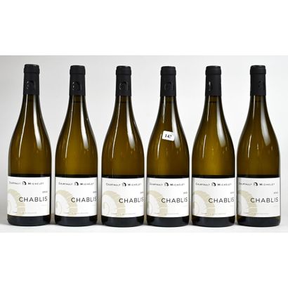 6 Btles CHABLIS, Courtault-Michelet, 2022....
