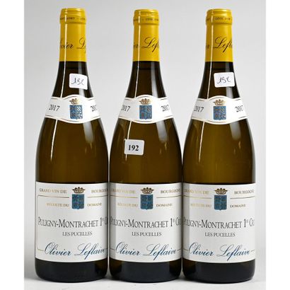 3 Btles PULIGNY MONTRACHET, «Les Pucelles»,...
