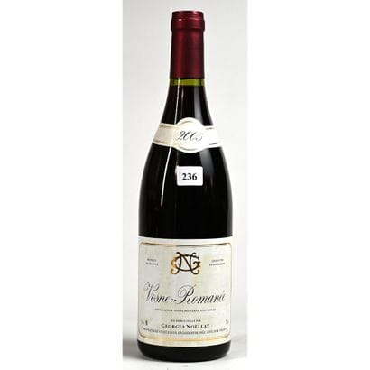 Georges NOELLAT. 1 Btle VOSNE-ROMANEE, 2...