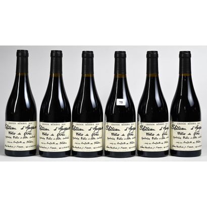 6 Btles (50cl) Carton Château d’HUGUES, Côtes-du-Rhône...