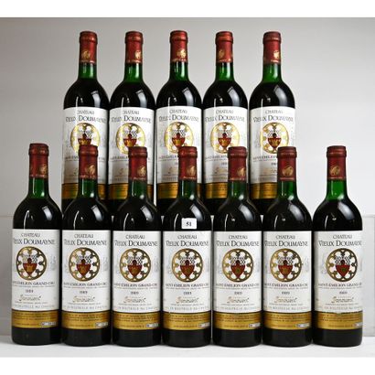 12 Btles CBO Château VIEUX DOUMAINE, Maison...