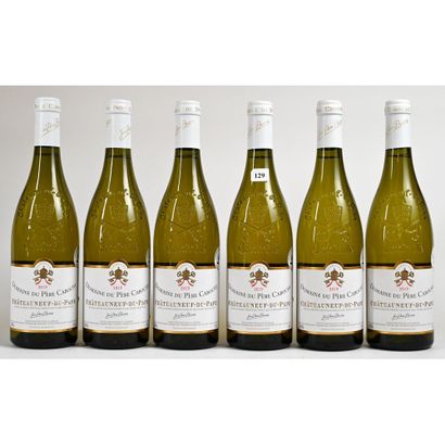6 Btles DOMAINE DU PERE CABOCHE, Blanc, Châteauneuf-du-Pape,...