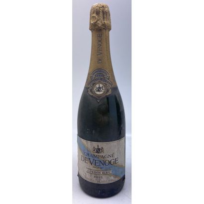 1 Btle Champagne de VENOGE, Brut, Cordon...