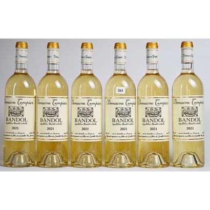 DOMAINE TEMPIER, 6 Btles BANDOL, Blanc, ...