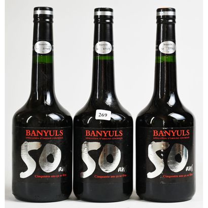 12 Btles de BAGNYULS, Cuvée des 50 Ans, Cellier...