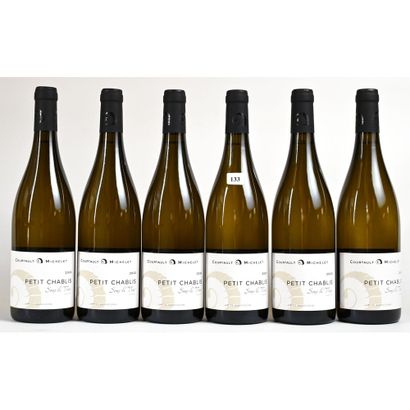 6 Btles Carton PETIT CHABLIS «Sous le Vent»,...