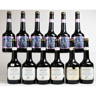 12 Btles dont 6 Btles de BAGNYULS Saint-Elme...