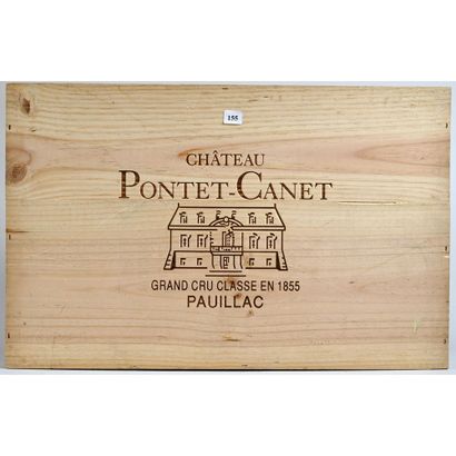 6 Btles CBO Château PONTET CANET, Pauillac,...