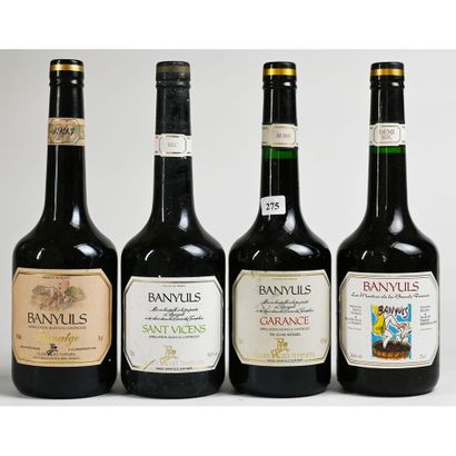 10 Btles de BAGNYULS avec des cuvées div...