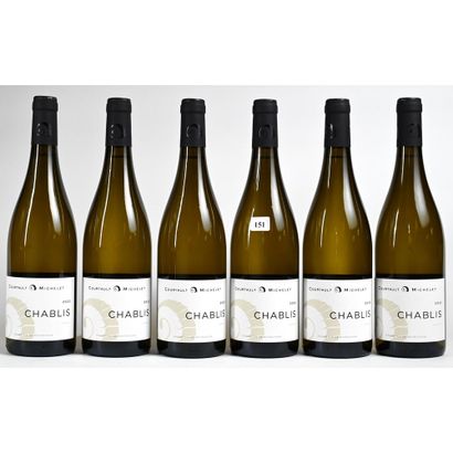 6 Btles CHABLIS, Courtault-Michelet, 2022....