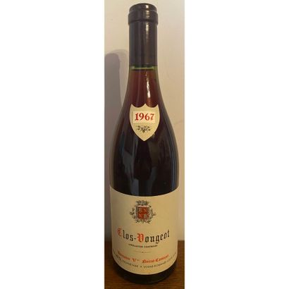 1 Btle CLOS DE VOUGEOT, Méo Camuzet, 1967....