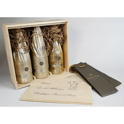 3 Magnums CBO Champagne AMOUR DE DEUTZ, 2007,...