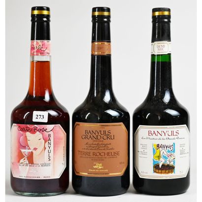 10 Btles de BAGNYULS avec des cuvées div...