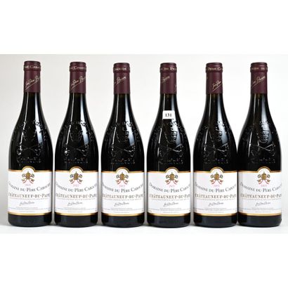 6 Btles DOMAINE DU PERE CABOCHE, Rouge, Châteauneuf-du-Pape,...