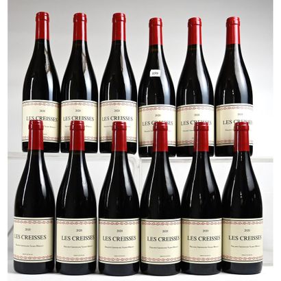 12 Btles CREISSES, Vin du Languedoc, 2020....
