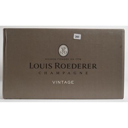 6 Btles Carton Champagne ROEDERER, 2012.