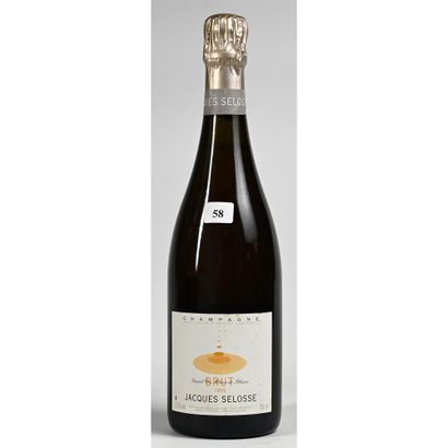 1 Btle Champagne Jacques SELOSSE, Brut, Blanc...