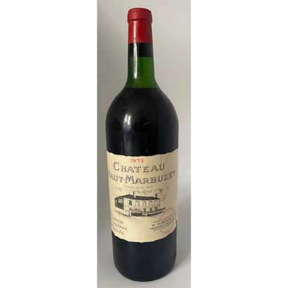 1 Magnum Château HAUT MARBUZET, 1973. (Niveau...