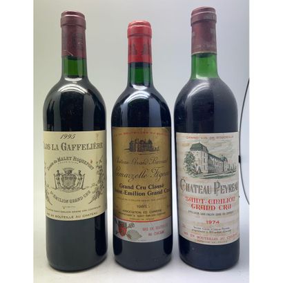 3 Btles dont 1 Btle Château CLOS LA GAFFELIERE...