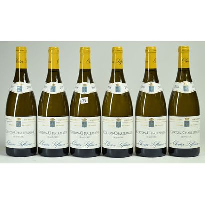 6 Btles CBO CORTON CHARLEMAGNE, Chez Leflaive,...