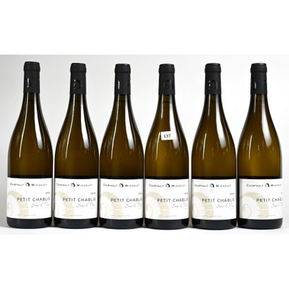 6 Btles Carton PETIT CHABLIS «Sous le Vent»,...