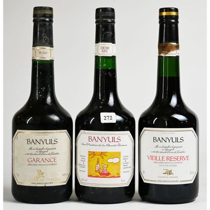 10 Btles de BAGNYULS avec des cuvées div...