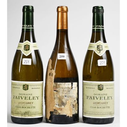 2 Btles DOMAINE FAIVELEY MERCUREY «Clos Rochette»,...