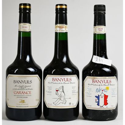 10 Btles de BAGNYULS avec des cuvées div...