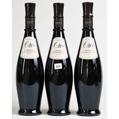 DOMAINE OTT. 3 Btles Château ROMASSAN, Bandol,...