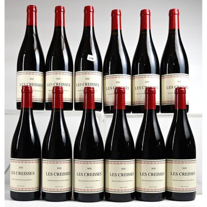 12 Btles CREISSES, Vin du Languedoc, 2020....