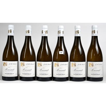 6 Btles MEURSAULT, Boillot, 2021. (*)