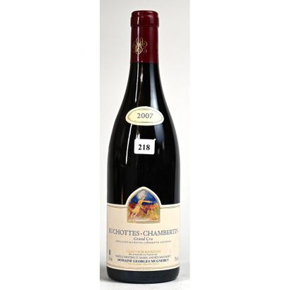 DOMAINE Georges MUGNERET. 1 Btle RUCHOTTES-CHAMBERTIN,...
