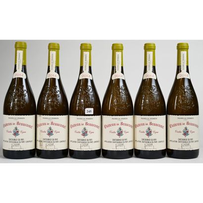 6 Btles CBO Famille PERRIN, Château de BEAUCASTEL,...