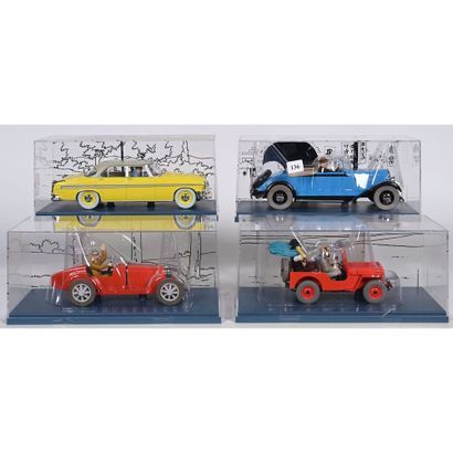 COLLECTION de 4 voitures des aventures de...