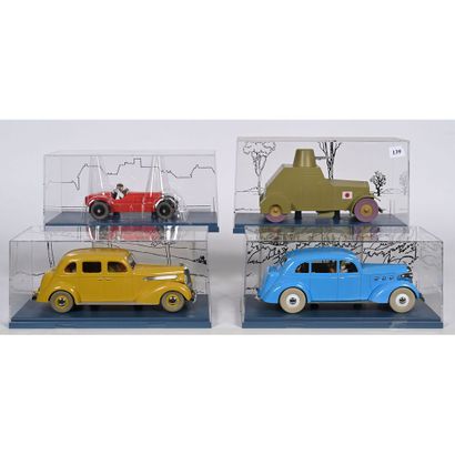 COLLECTION de 4 voitures des aventures de...