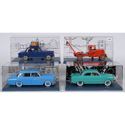 COLLECTION de 4 voitures des aventures de...