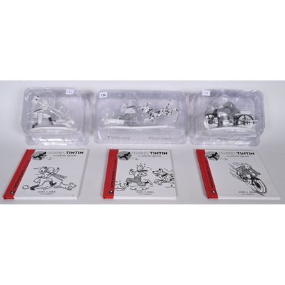 3 FIGURINES Tintin de la Collection Officielle...