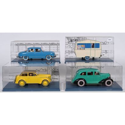 COLLECTION de 4 voitures des aventures de...