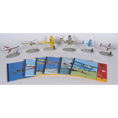 6 AVIONS et hélicoptère et leur fascicule...