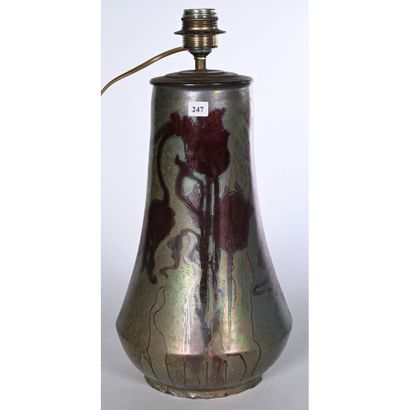 VASE dans le goût de BAROL en céramique vernissée...