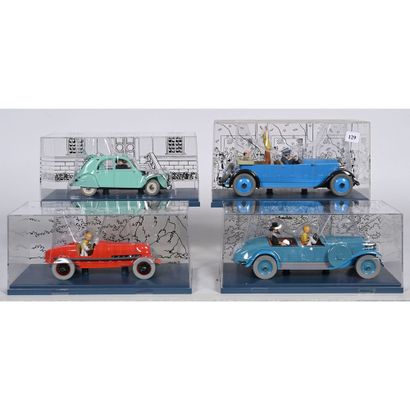 COLLECTION de 4 voitures des aventures de...